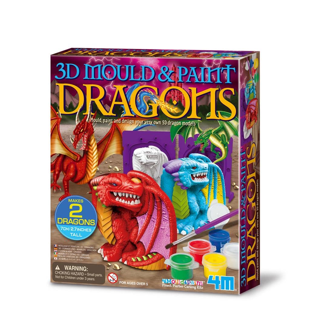 4m - 3D Mould & Paint - Dragons