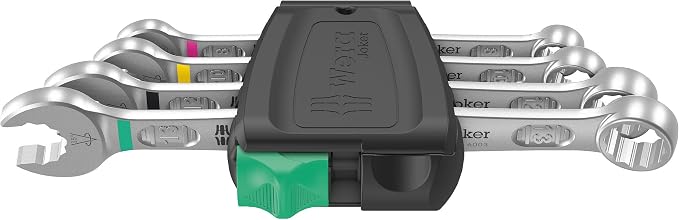 Wera 4 Piece Ring 6003 Joker 4 Set 1 Spanner Set