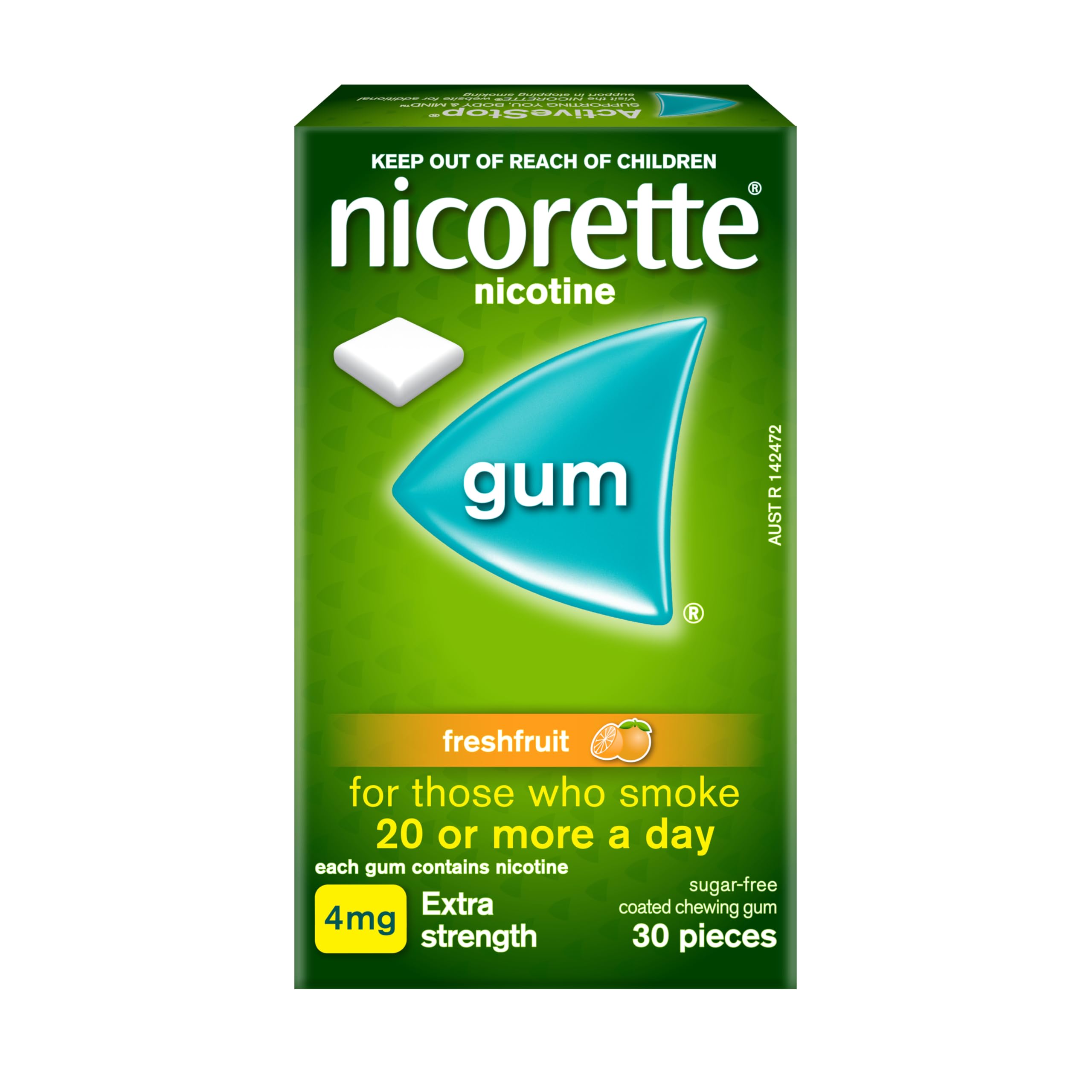 Nicorette Gum 4MG Freshmint 105