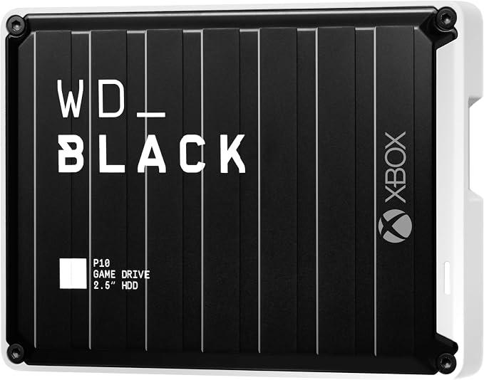 WD_BLACK 6TB P10 Game Drive for Xbox - 1-Month Xbox Game Pass, Portable External Hard Drive for On-The-Go Access to Your Xbox Game Library - 