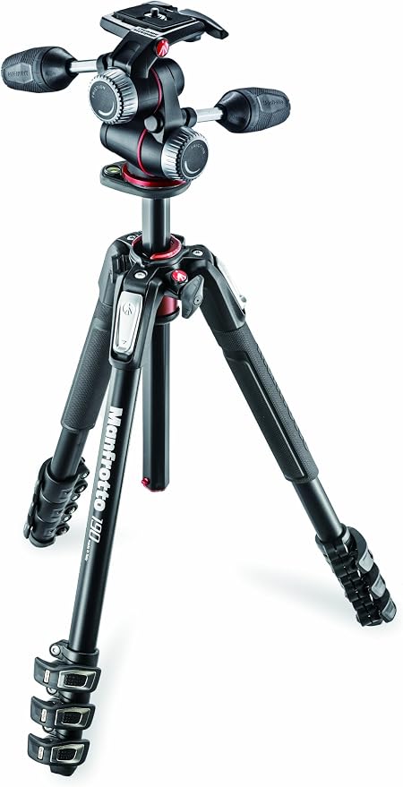 Manfrotto MK190XPRO4-3W Aluminum Tripod with 3 Way Head