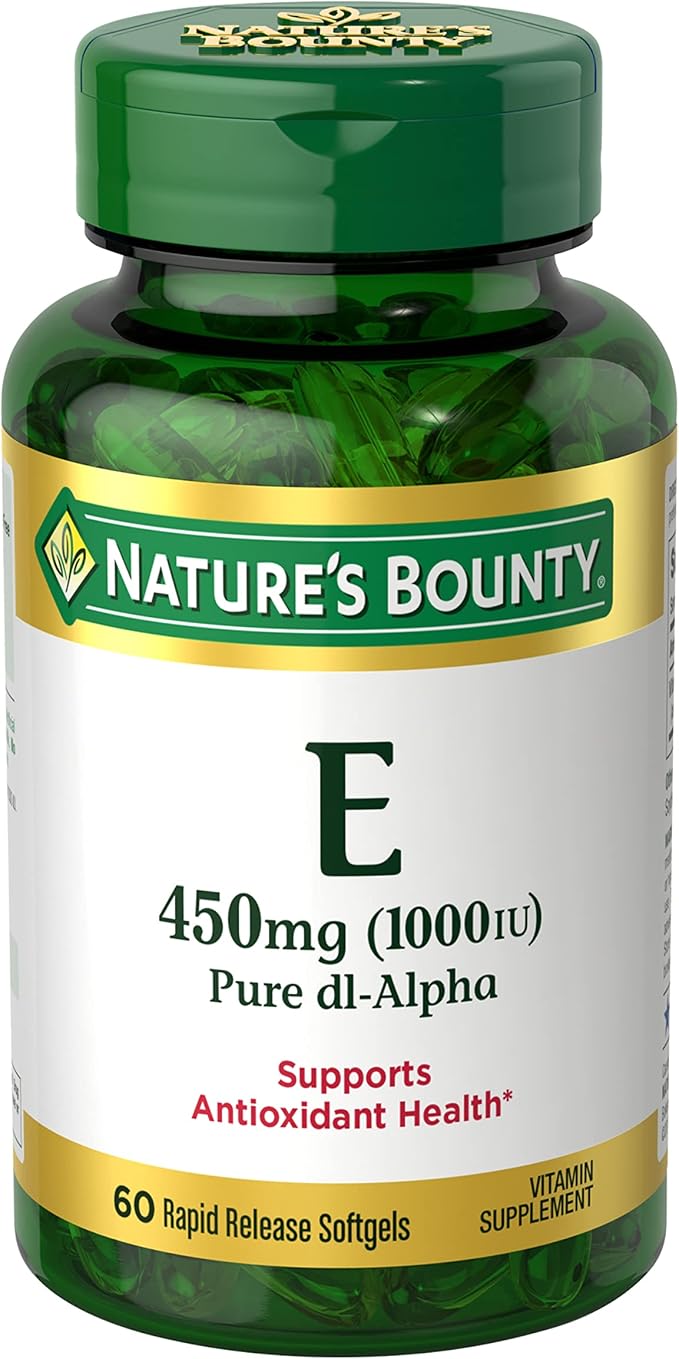Nature's Bounty Vitamin E - dl-Alpha - 1000 IU - 60 Softgels