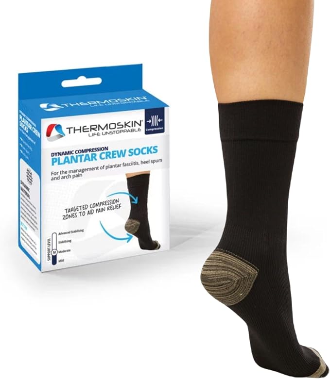 Thermoskin Plantar FXT Compression Crew Socks Large