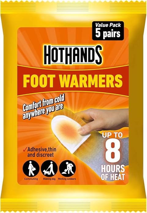 HotHands Foot Warmers (Pack of 5) (White) (One Size)