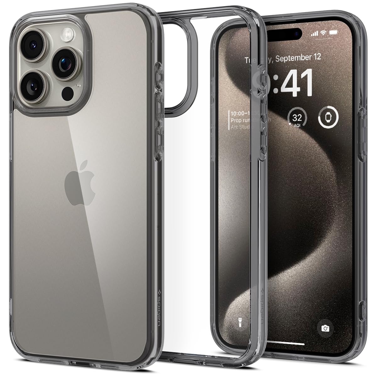 SPIGEN Ultra Hybrid Crystal Case for iPhone 15 Pro [Colour:Space Crystal]
