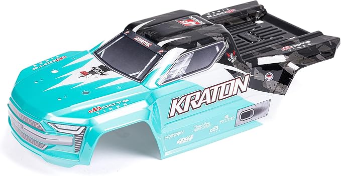 Arrma ARA402321 Kraton 4x4 4S BLX Painted Body Teal Black