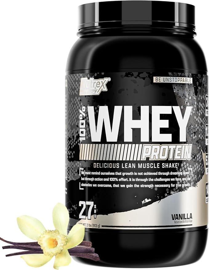 Nutrex Research 100% Whey Premium Whey Protein Vanilla 2lb