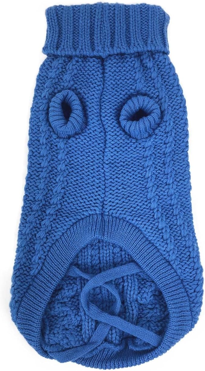 Huskimo Dog Jumper Frenchknit Indigo Blue 46cm