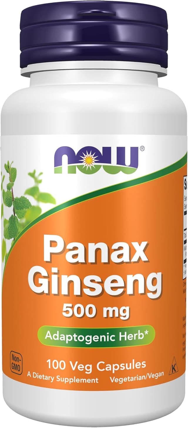 Now Foods Panax Ginseng 500 MG Capsules 100
