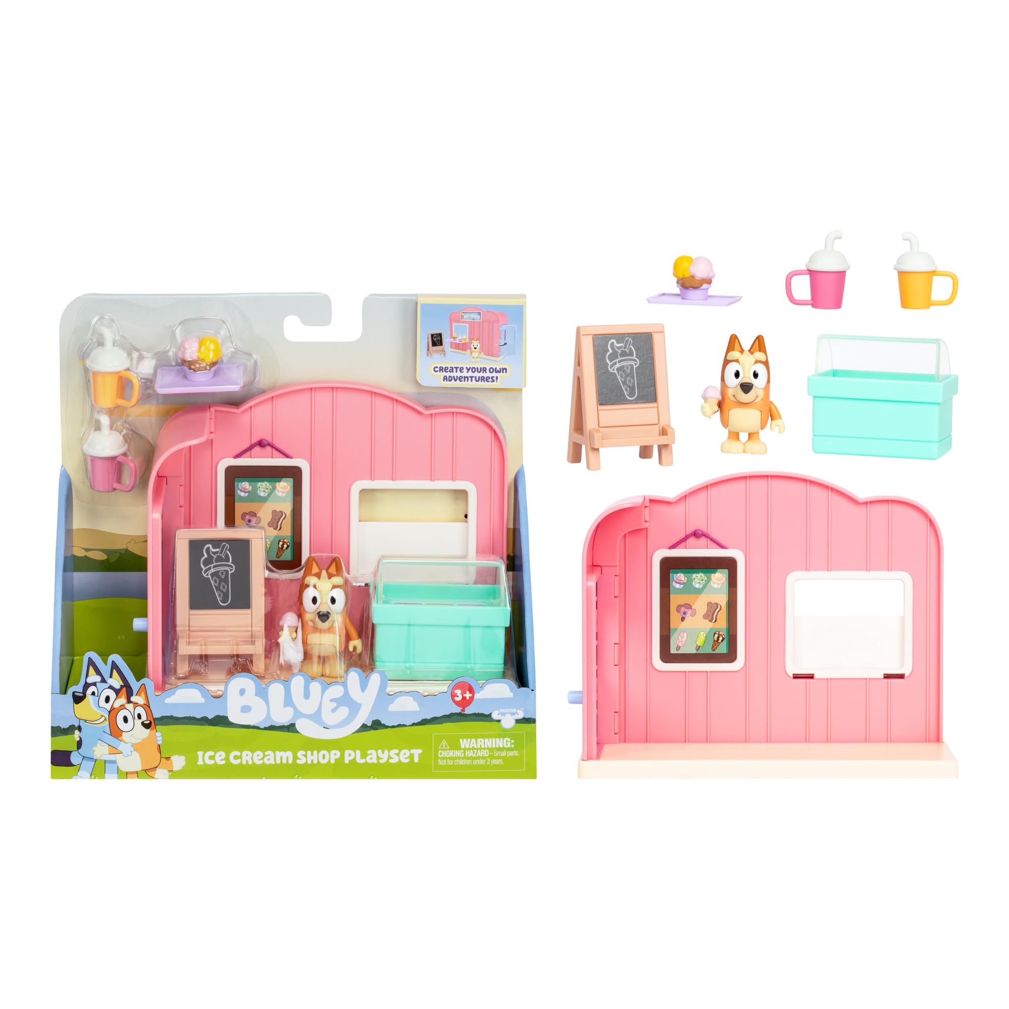 Bluey Ice Cream Shop Mini Playset