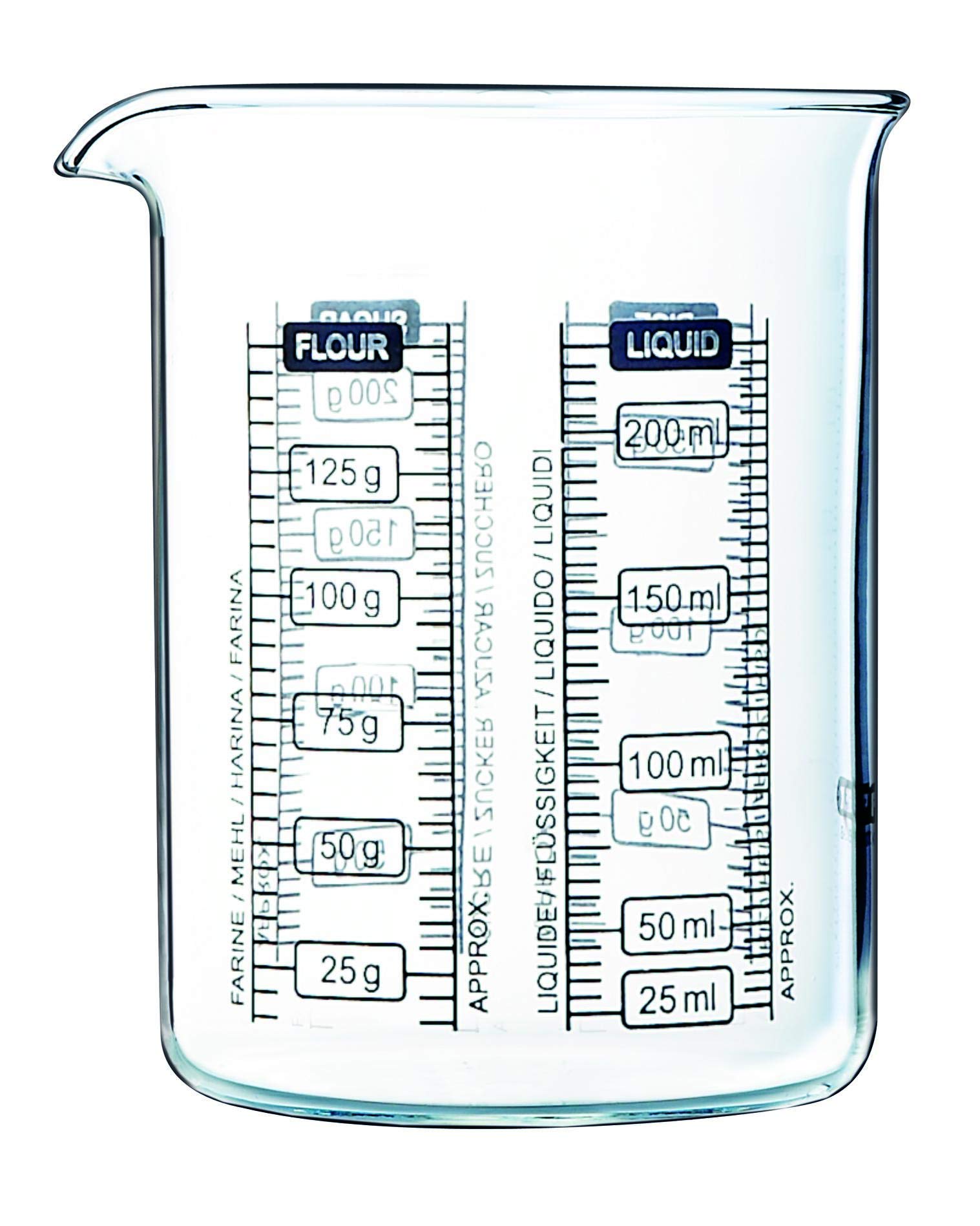 Pyrex 250 ml Kitchen Lab Measure and Mix Beaker