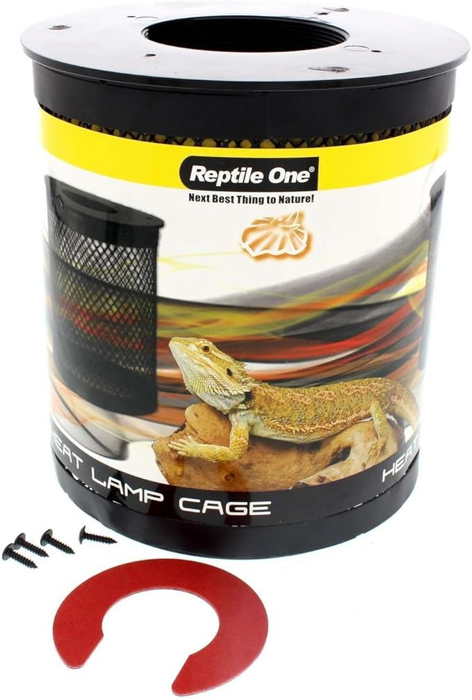 Reptile One Heat Lamp Cage Suit Up to 200W Lamp