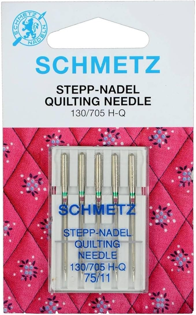 Schmetz Quilting Sewing Machine Needles Size 75/11 Pack of 5 - AfterPay & zipPay Available
