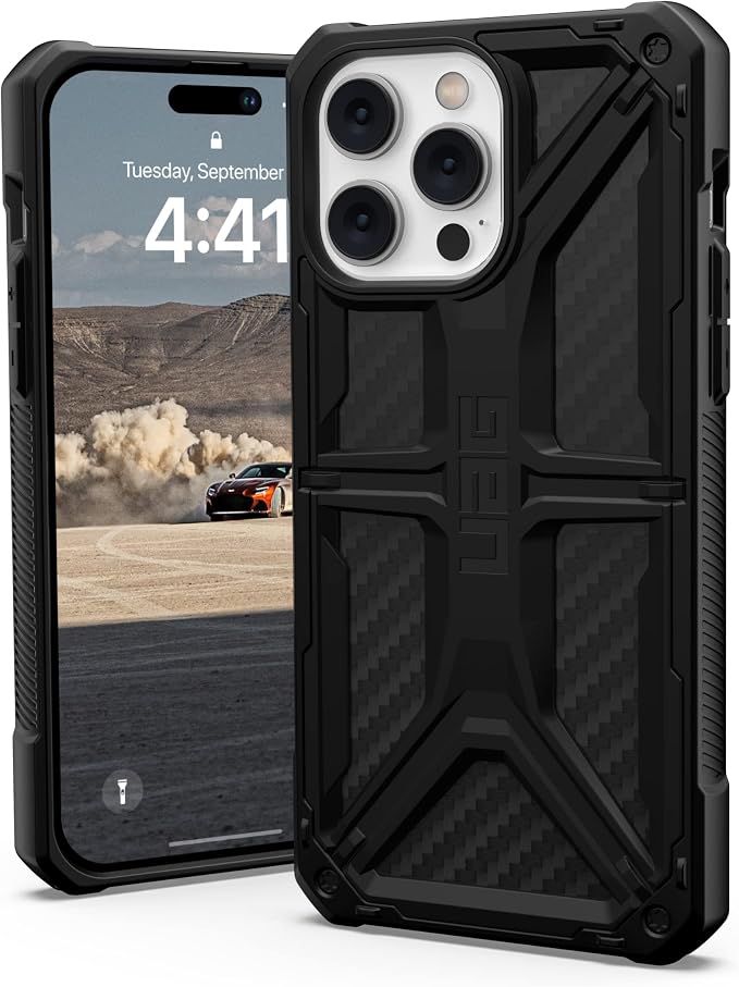 UAG iPhone 14 Pro Max Case Monarch Carbon Fiber