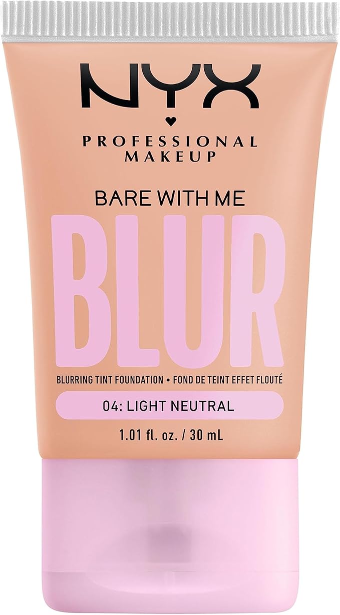 NYX Pro Makeup Bare With Me Blur Tint Foundation 04 Light Neutral 30ml