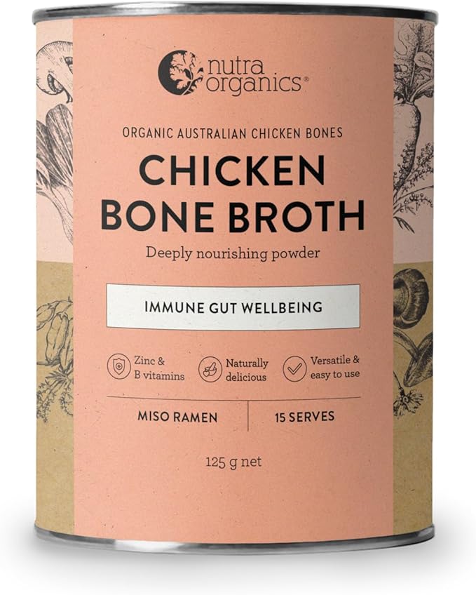 Nutra Organics Chicken Bone Broth 125 G / Miso Ramen