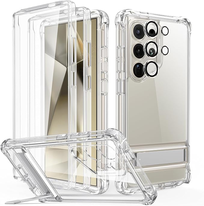 ESR Armor Kickstand Case For Galaxy S24 Ultra [Colour:Clear]