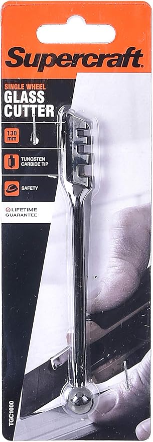 Supercraft 130mm Single Wheel Glass Cutter - TGC1000