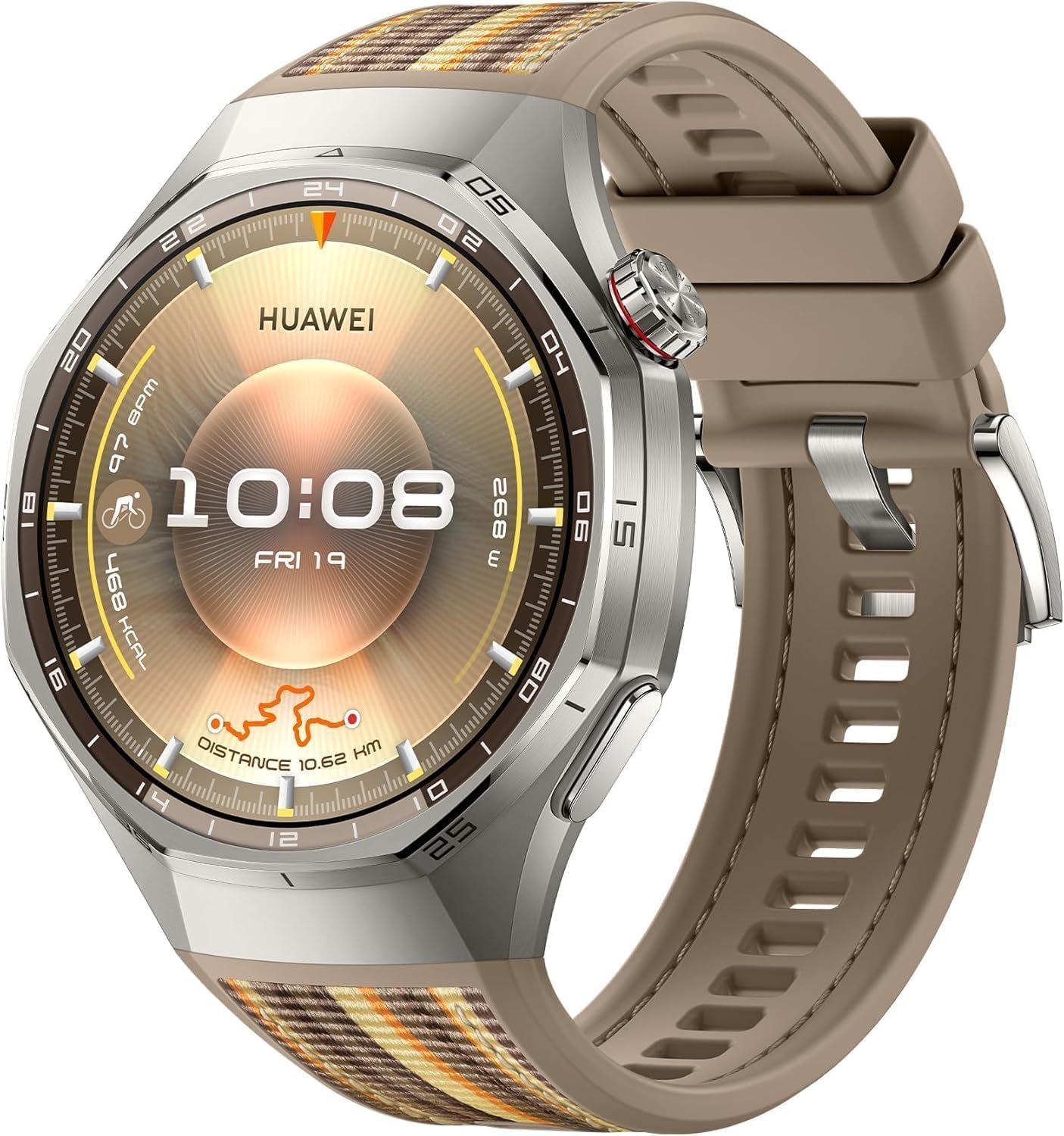 Huawei Watch GT 6 Pro Accurate GPS 46mm Smart Watch, 1.47''AMOLED Touchscreen, up to 21 Days Battery Life, Pro-Level Cycling, 100+ Sports Mode, iOS & 