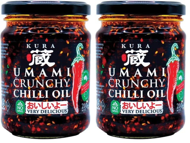 Kura Crunchy Umami Chilli Oil, 210 G