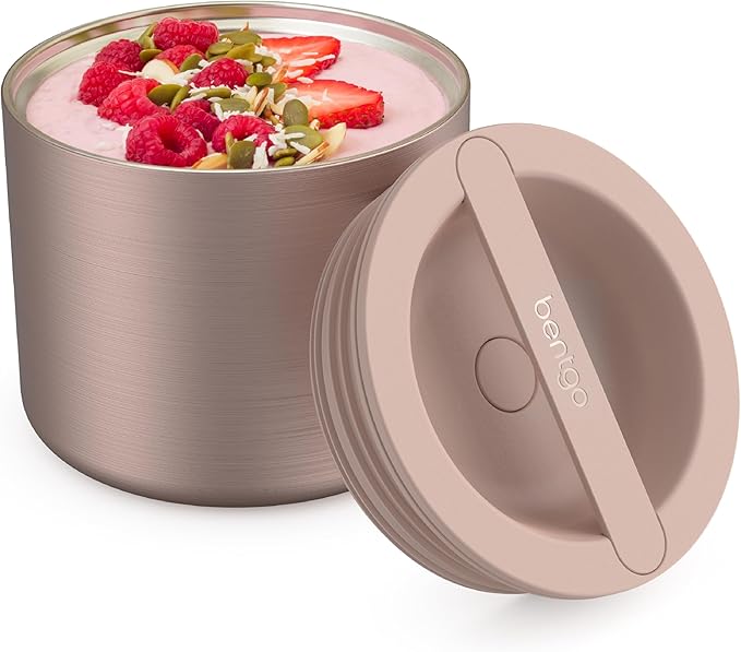 Bentgo Food Container Stainless Steel Insulated 560ml Rose Gold