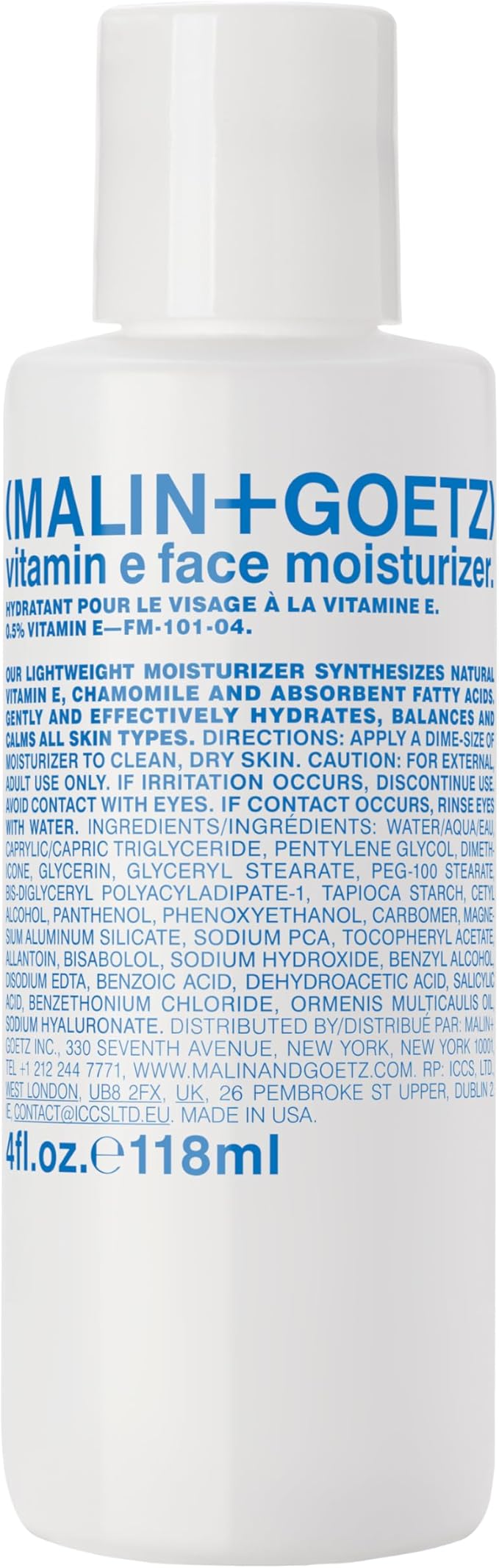 MALIN+GOETZ Vitamin E Face Moisturizer 118ml