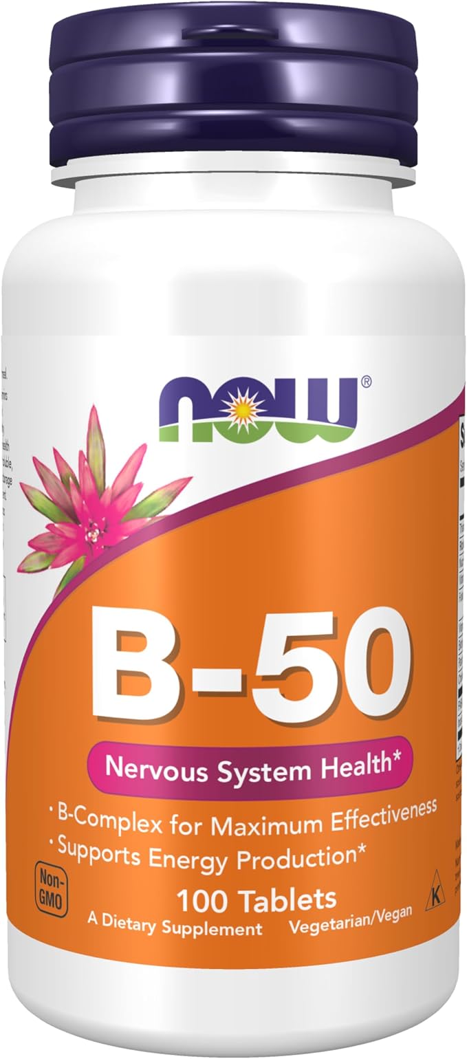 Now Foods Vitamin B-50 Capsules 100