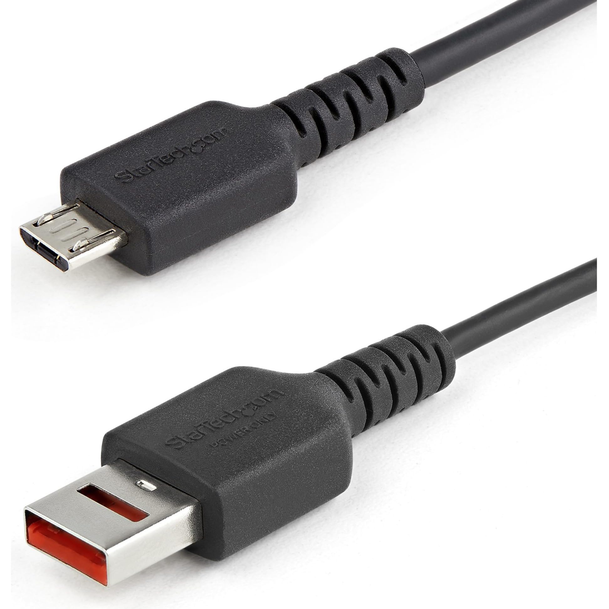 StarTech USBSCHAU1M USB Secure Charging USB-A to Micro USB Cable 1m