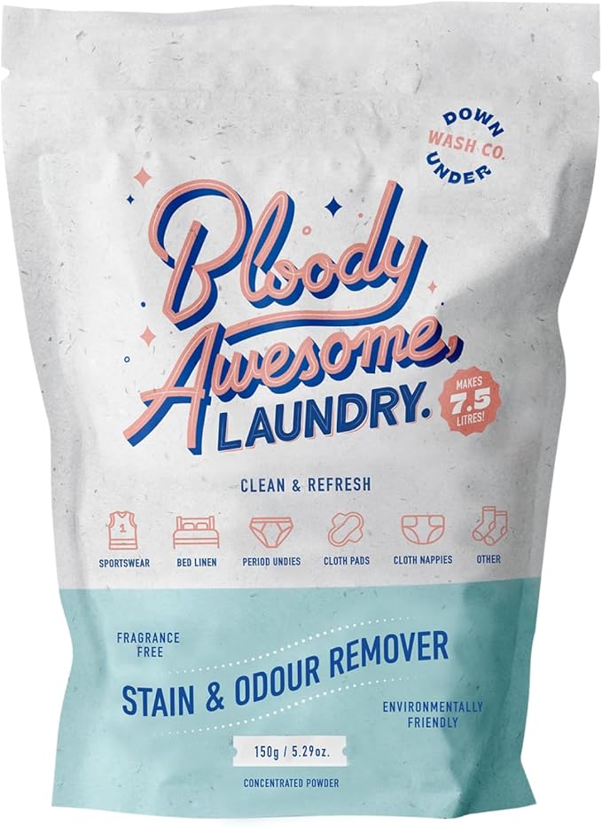 Downunder Wash Co Stain & Odour Remover Powder 400g, Fragrance Free