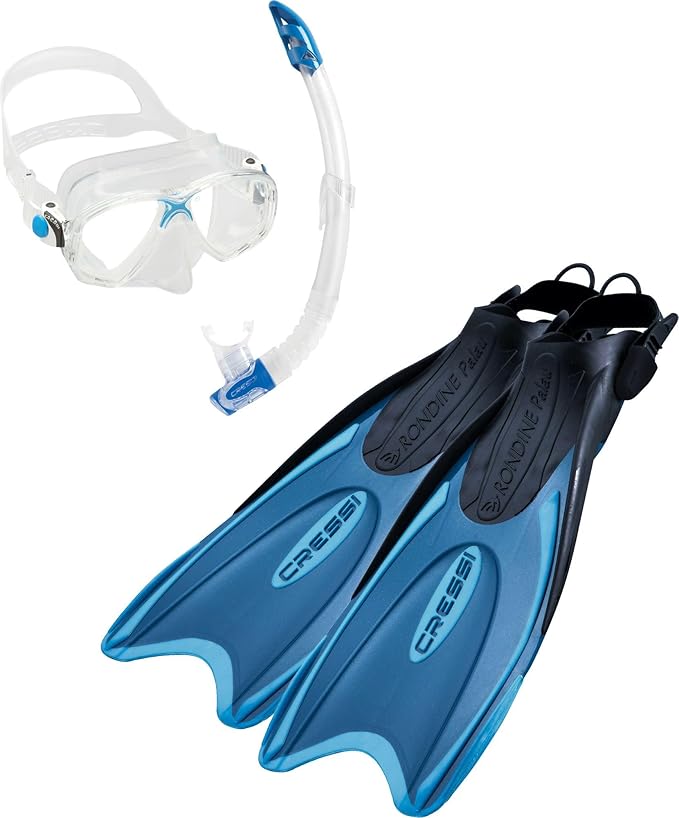 Cressi Blue Palau Marea Snorkelling Set L - XL / Blue