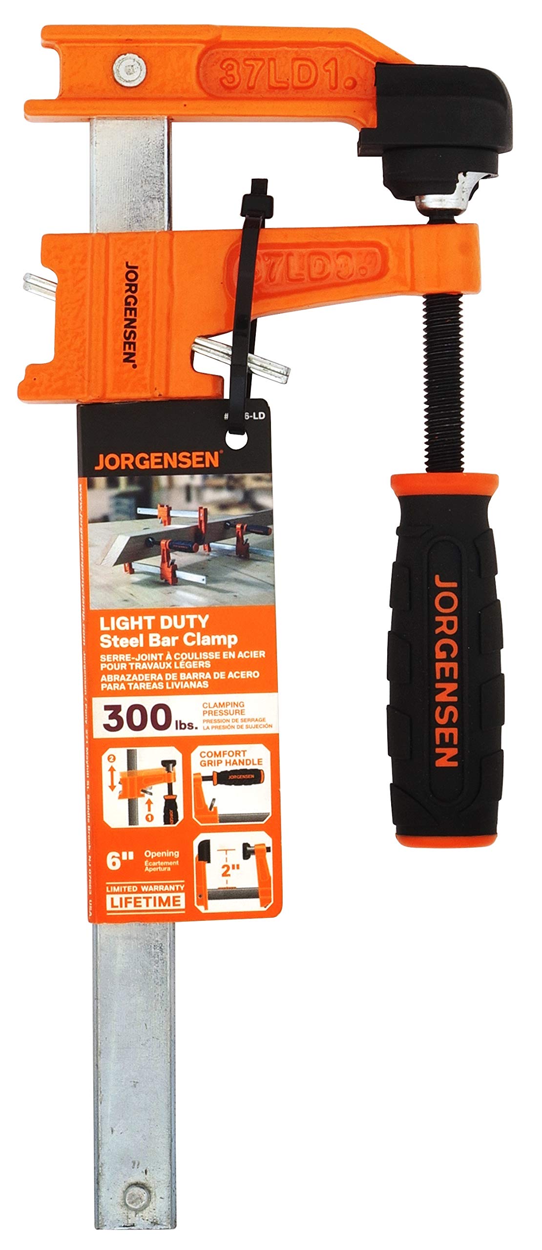 Pony Jorgensen Clutched Quick Action Clamp - Light Duty - 150x 50mm