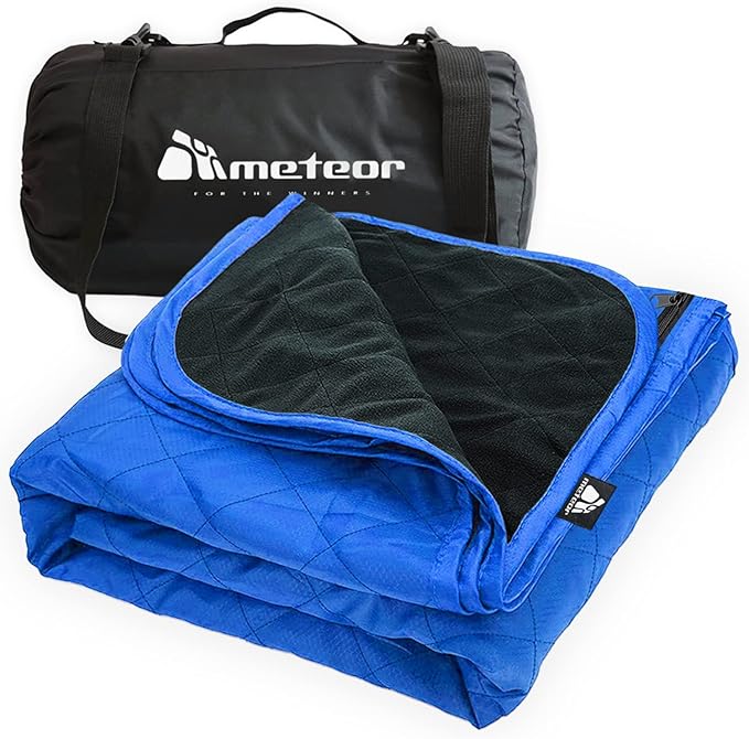 Meteor Picnic Mat Extra Large 210x140cm - Picnic Rug, Camping Mat, Picnic Blanket, Waterproof, Windproof, Quilted Fleece Outdoor Mat for Camping,