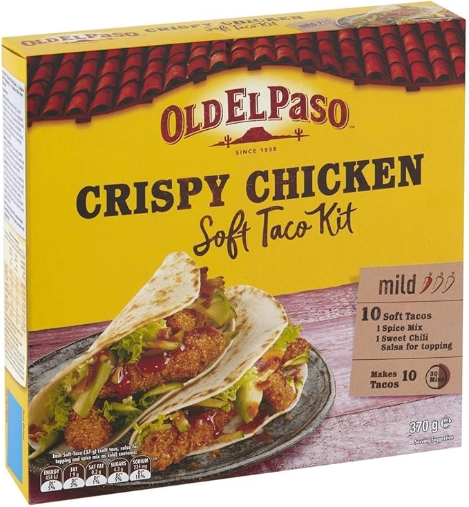 Old El Paso Crispy Chicken Soft Taco Kit Mild