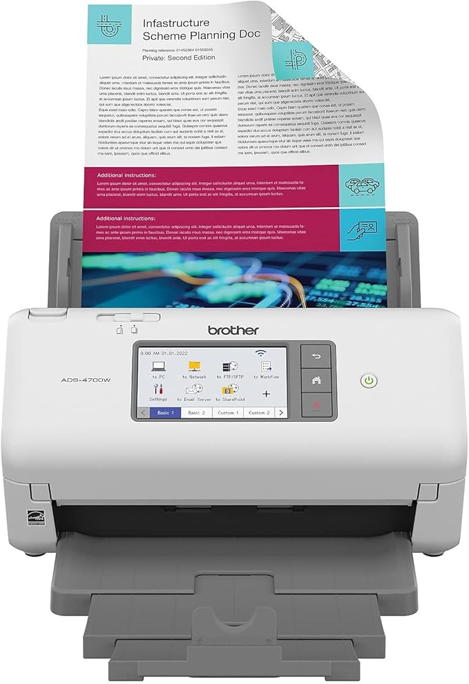 Brother ADS-4700W A4 Document Scanner
