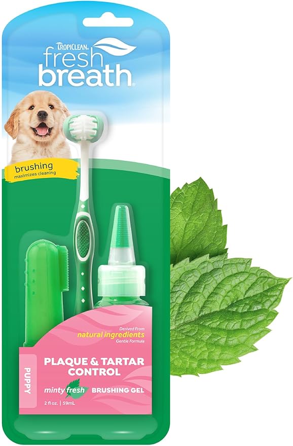 Fresh Breath Oral Care Kit for Puppies by Tropiclean