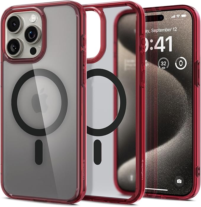 SPIGEN Ultra Hybrid MagFit Case iPhone 15 - Black