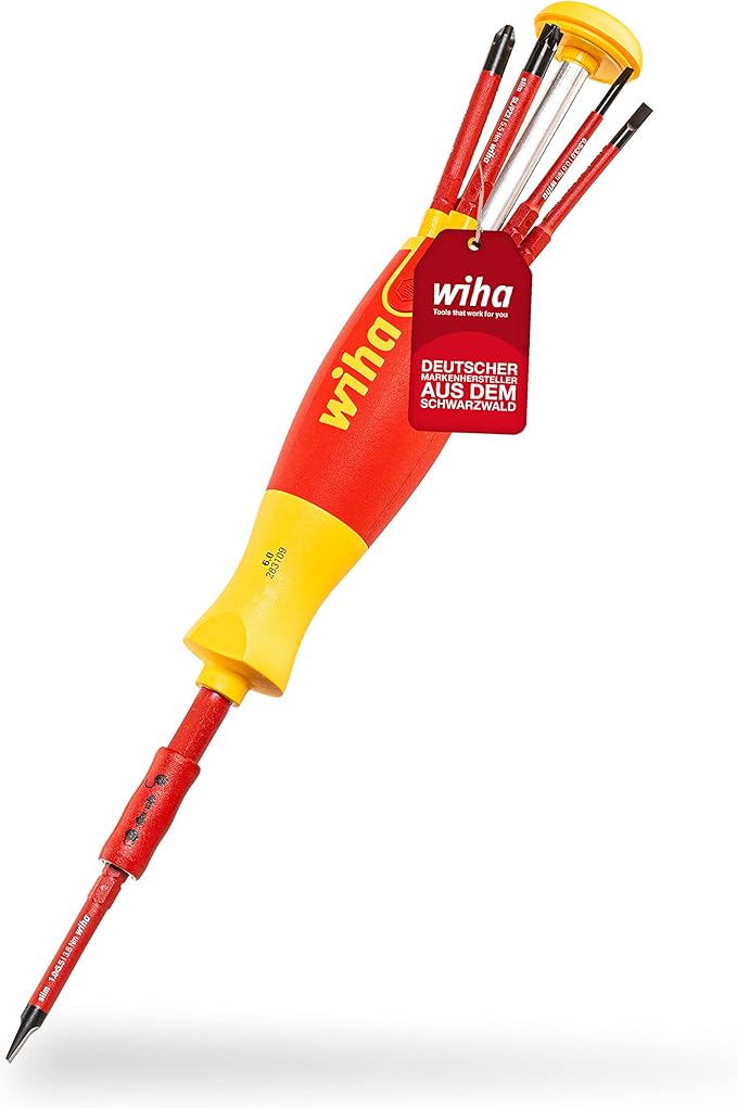 Wiha 41234 Manual Screwdriver Multi-Bit Screwdriver Standard Screwdriver
