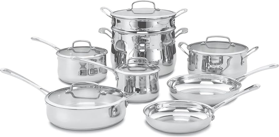 Cuisinart Contour 13-Pc. Stainless Steel Cookware