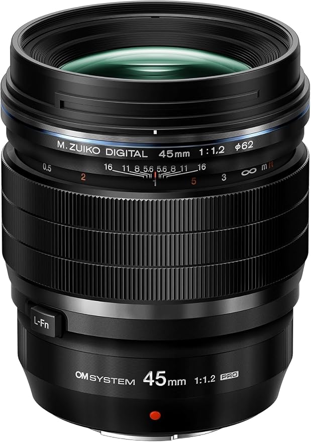 Olympus M.Zuiko Digital Ed 45mm f/1.2 Pro Lens (Black)