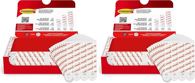 Command GP023-20NA Value Pack Refill Strips Large White