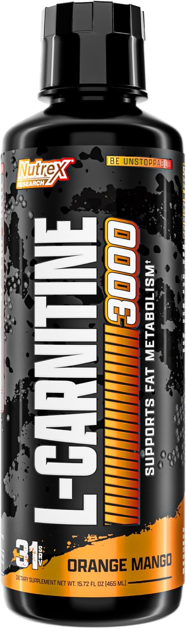 Nutrex Research Liquid Carnitine 3000 Orange Mango 480 ml