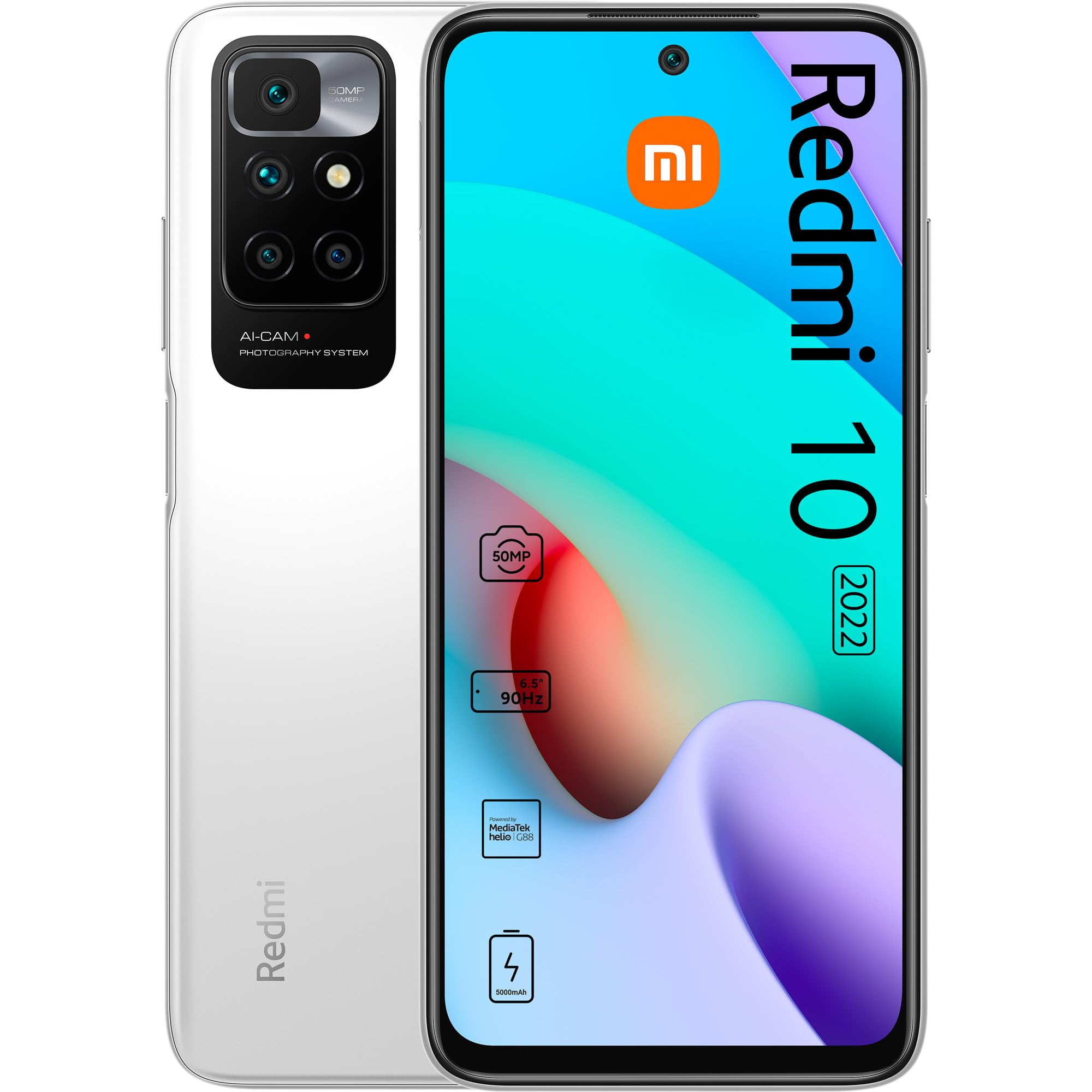 Xiaomi Redmi 10 4GB RAM 64GB ROM - Pebble White