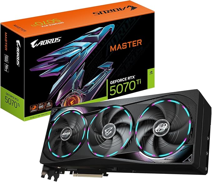 Gigabyte GeForce RTX 5070 Ti AORUS Master 16GB GDDR7