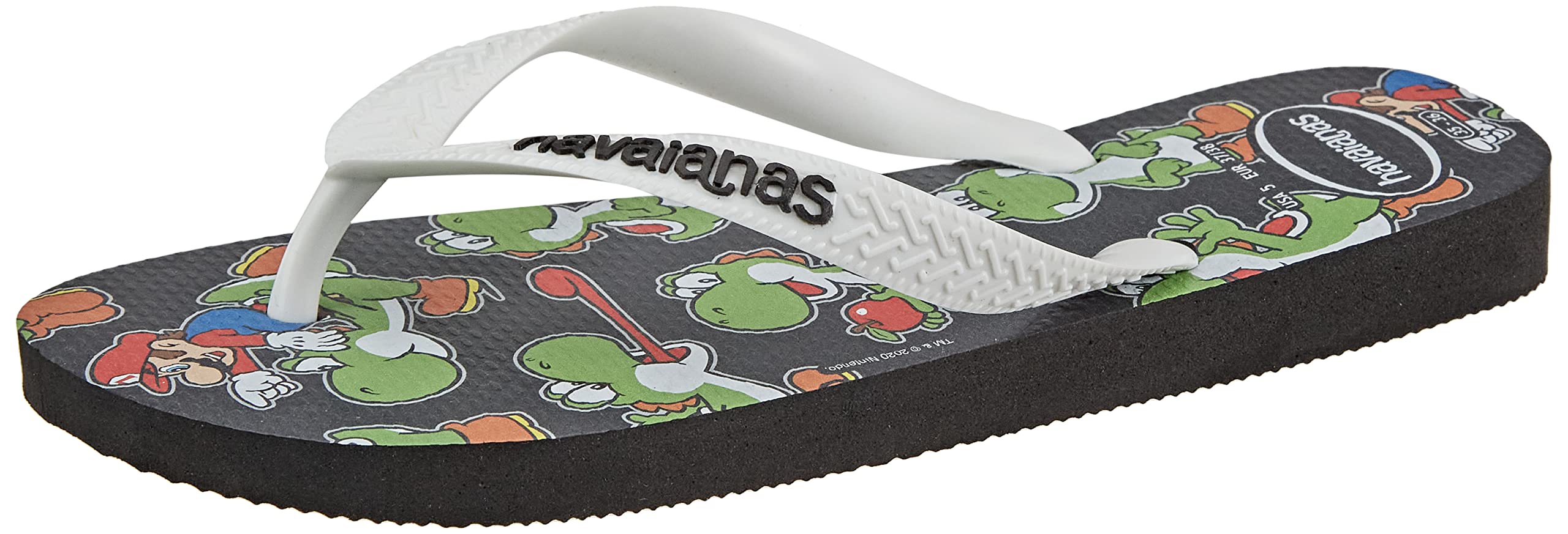 Havaianas Kids Top Mario Thong, 23/24 / Steel Grey