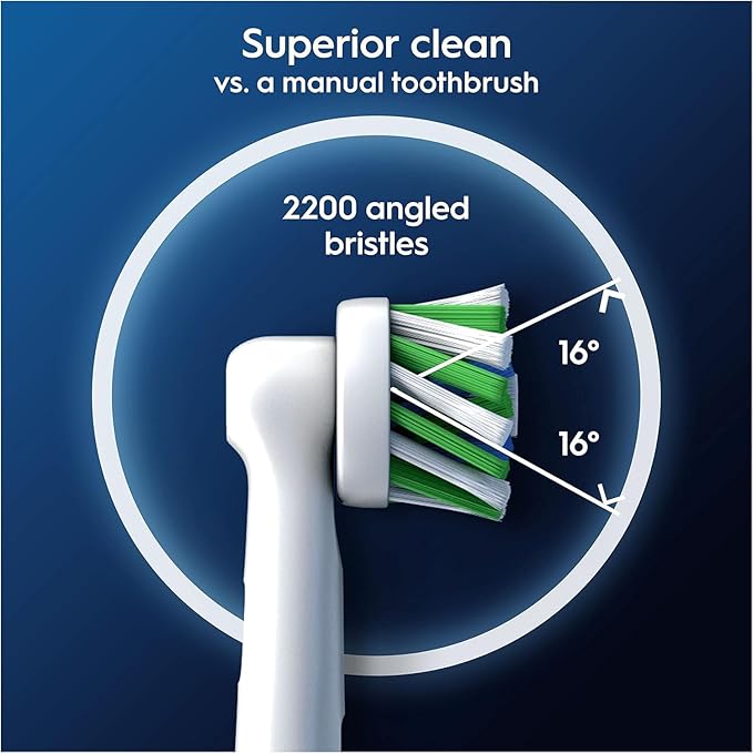 Oral-B - CrossAction Replacement Heads 8 Pack with x Fillaments for Men and Women