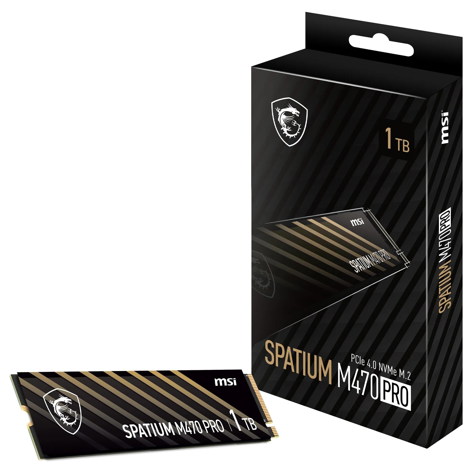 MSI SPATIUM M470 Pro 1TB SSD M.2 Black