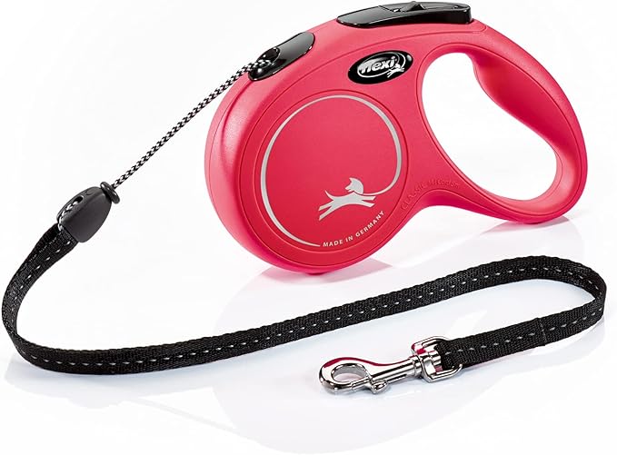 Flexi Classic Tape Retractable Dog Lead Red Medium