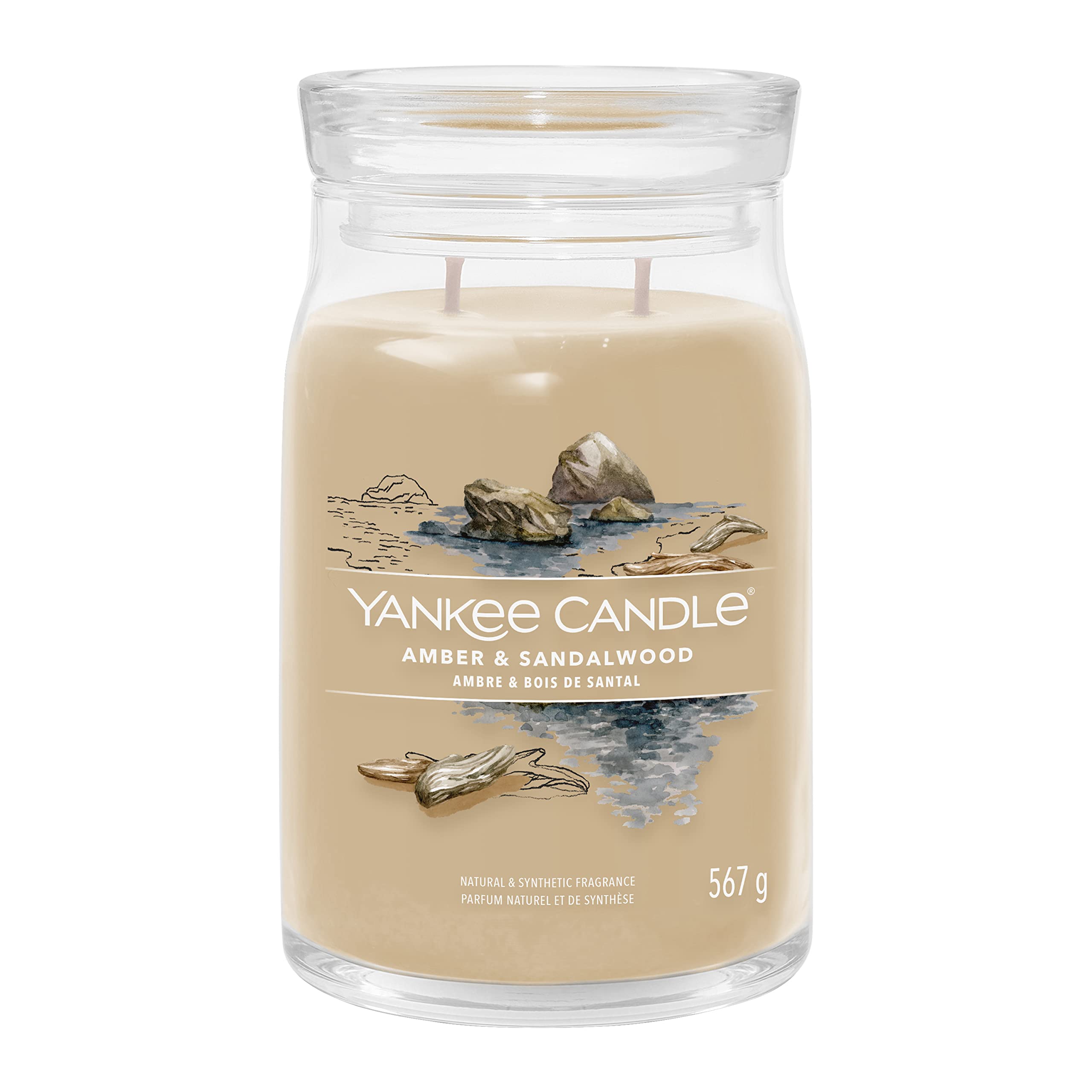 Yankee Candle Amber & Sandalwood Signature Large Jar