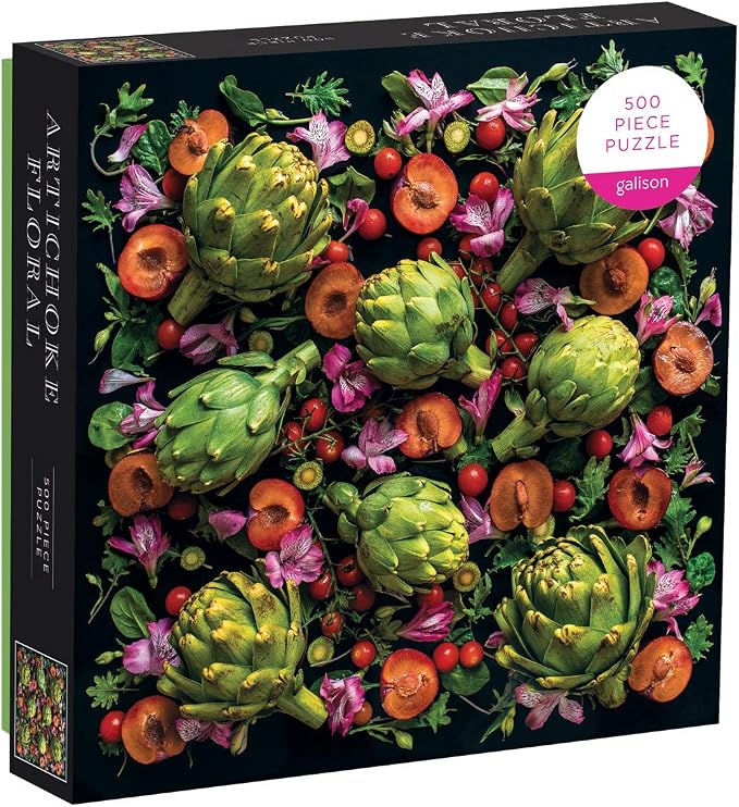 Galison Puzzle - Artichoke Floral - 500 Piece