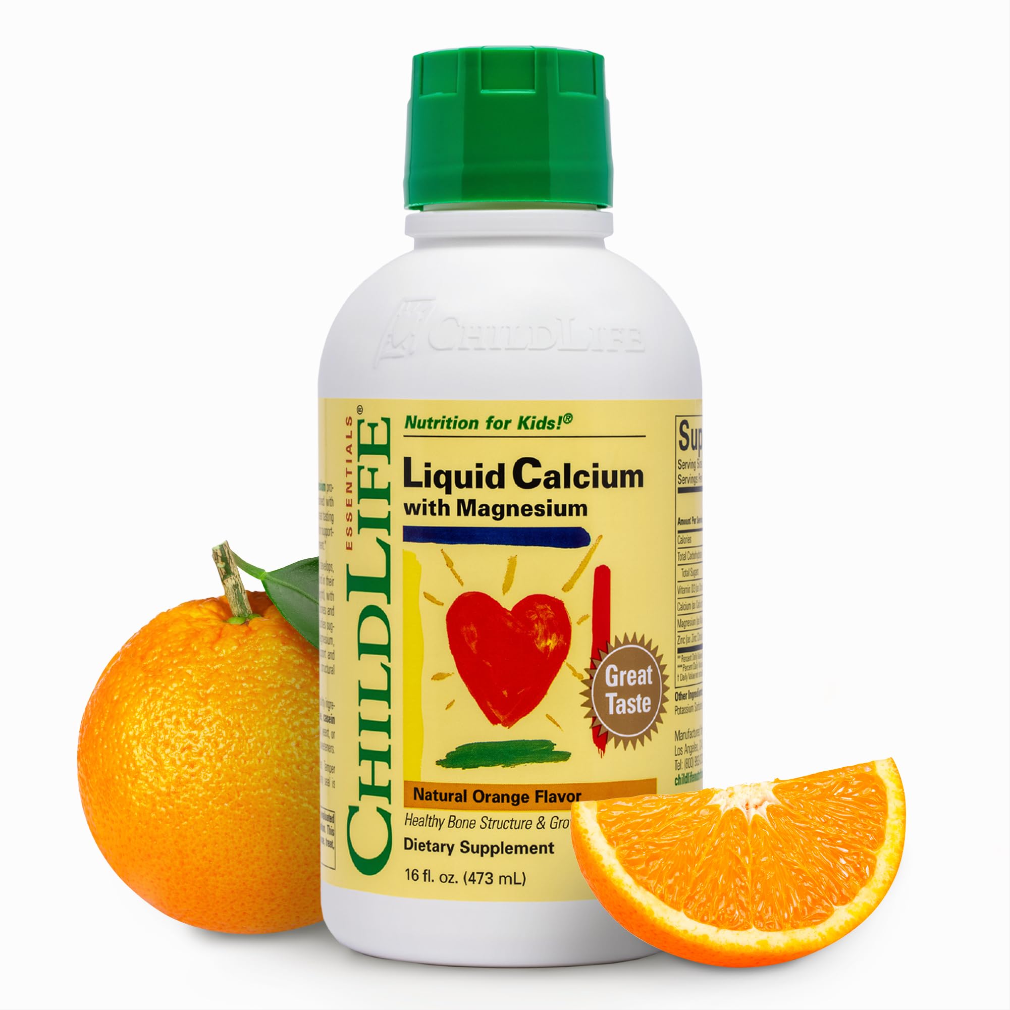 ChildLife Liquid Calcium With Magnesium Natural Orange - 16 fl oz